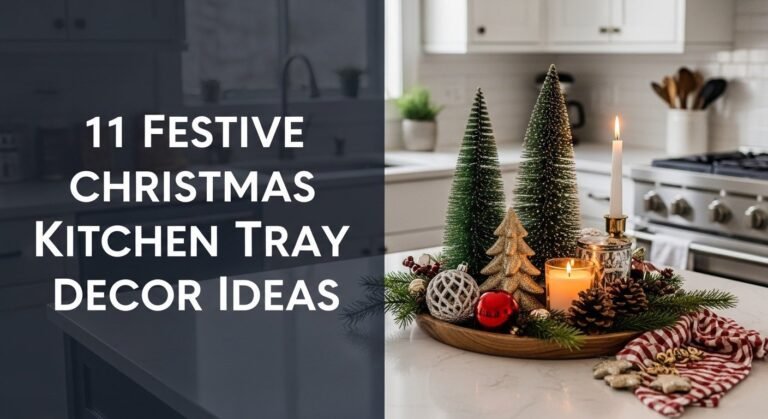 11 Festive Christmas Kitchen Tray Decor Ideas for [year]