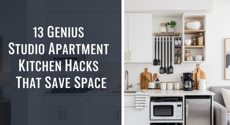 13 Genius Studio Apartment Kitchen Hacks That Save Space 4 13 Genius Studio Apartment Kitchen Hacks That Save Space