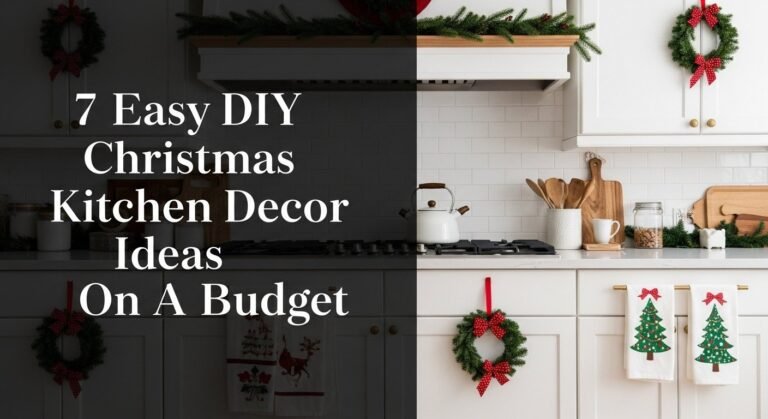 7 Easy DIY Christmas Kitchen Decor Ideas On A Budget