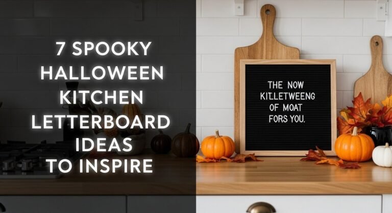 7 Spooky Halloween Kitchen Letterboard Ideas To Inspire