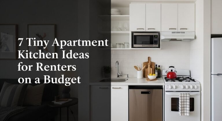 7 Tiny Apartment Kitchen Ideas for Renters on a Budget