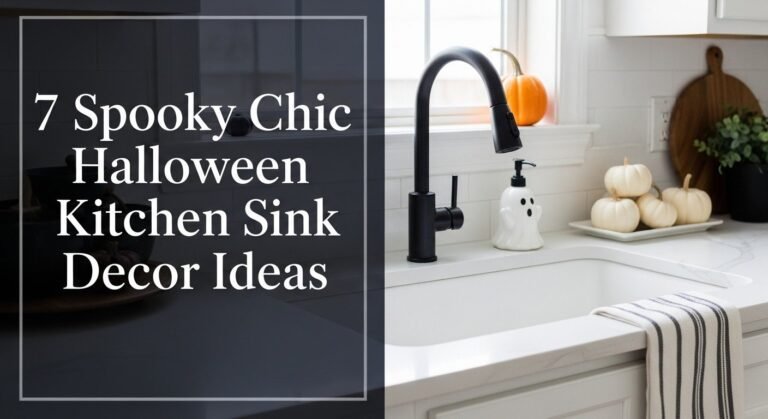 7 Spooky Chic Halloween Kitchen Sink Decor Ideas for [year]