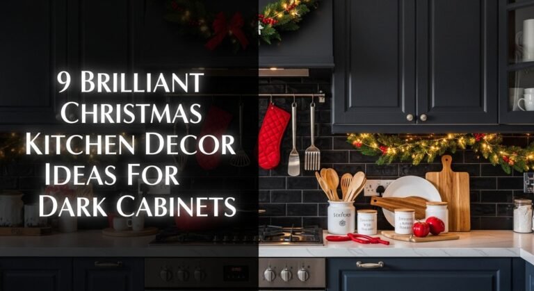 9 Brilliant Christmas Kitchen Decor Ideas For Dark Cabinets [year]