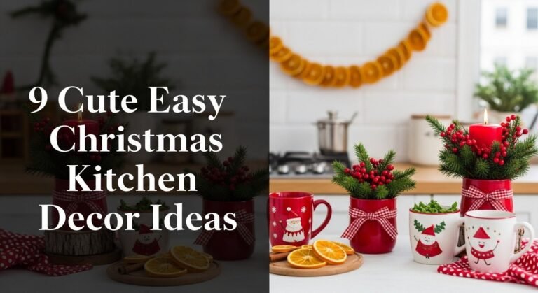 9 Cute Easy DIY Christmas Kitchen Decor Ideas [year]