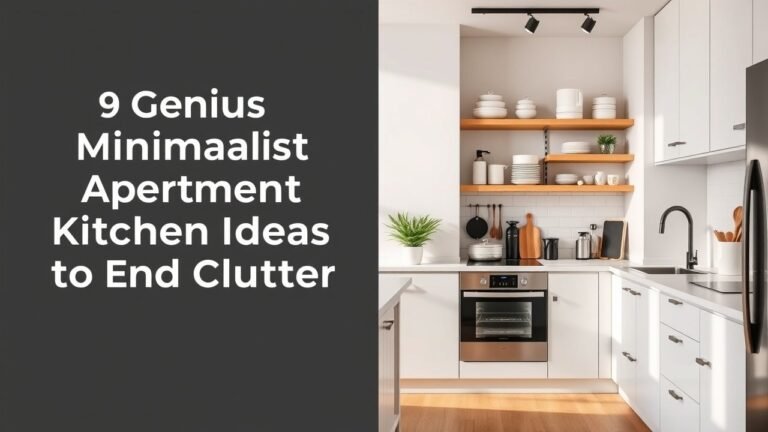 9 Genius Minimalist Apartment Kitchen Ideas To End Clutter 2 9 Genius Minimalist Apartment Kitchen Ideas to End Clutter