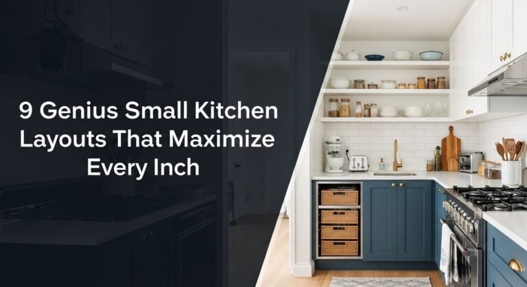 9 Genius Small Kitchen Layouts That Maximize Every Inch