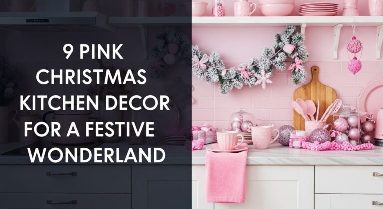 9 Pink Christmas Kitchen Decor Ideas for a Festive Wonderland [year]