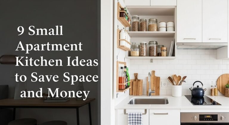 9 Small Apartment Kitchen Ideas to Save Space and Money