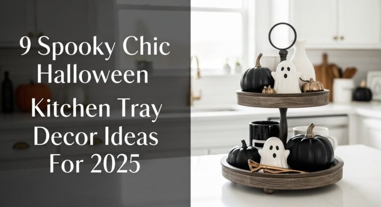 9 Spooky Chic Halloween Kitchen Tray Decor Ideas For [year]