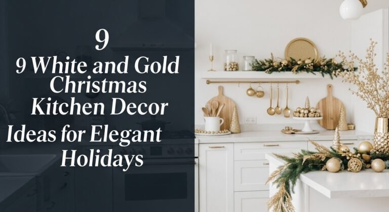 9 White And Gold Christmas Kitchen Decor Ideas For Elegant Holidays 1 9 White and Gold Christmas Kitchen Decor Ideas for Elegant Holidays