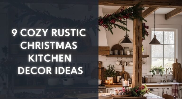 9 Cozy Rustic Christmas Kitchen Decor Ideas for [year]