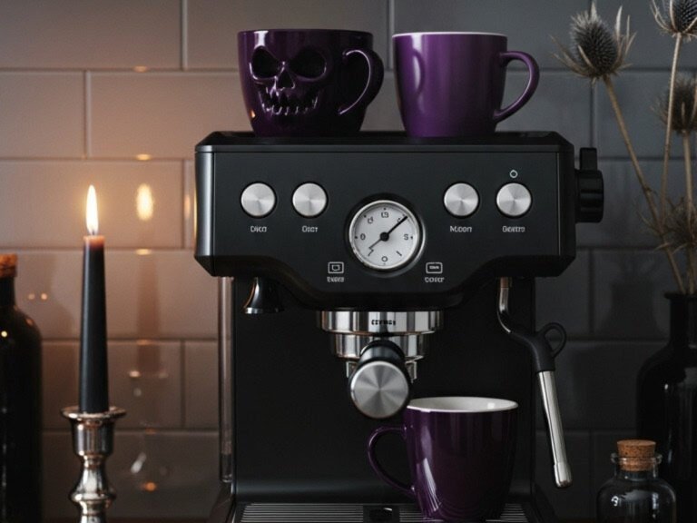 9 Easy Halloween Coffee Station Kitchen Decor Ideas 6 9 Easy Halloween Coffee Station Kitchen Decor Ideas