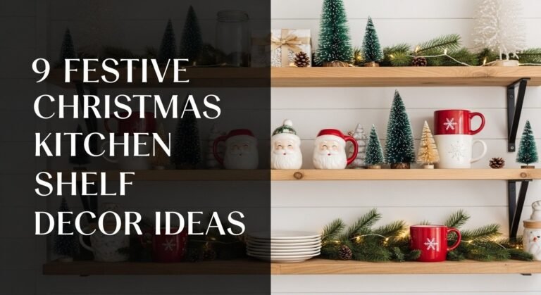9 Festive Christmas Kitchen Shelf Decor Ideas for [year]
