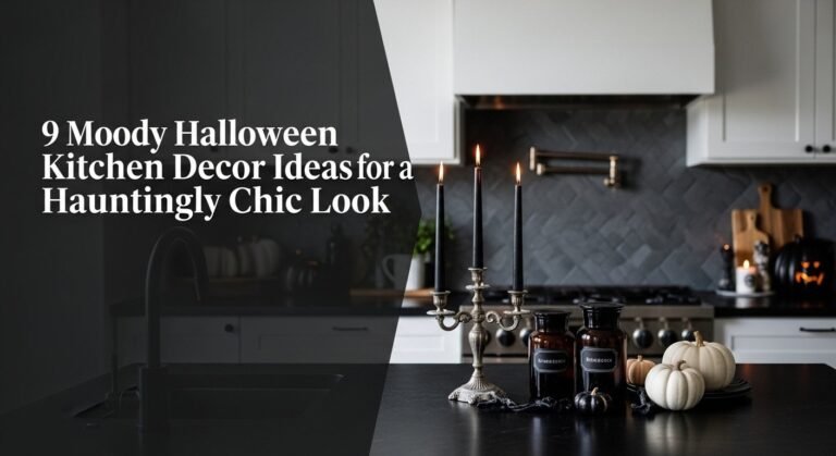 9 Moody Halloween Kitchen Decor Ideas For A Hauntingly Chic Look 4 9 Moody Halloween Kitchen Decor Ideas for a Hauntingly Chic Look