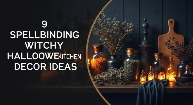 9 Spellbinding Witchy Halloween Kitchen Decor Ideas 1 9 Spellbinding Witchy Halloween Kitchen Decor Ideas