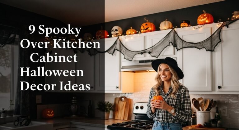 9 Spooky Over Kitchen Cabinet Halloween Decor Ideas 2 9 Spooky Over Kitchen Cabinet Halloween Decor Ideas