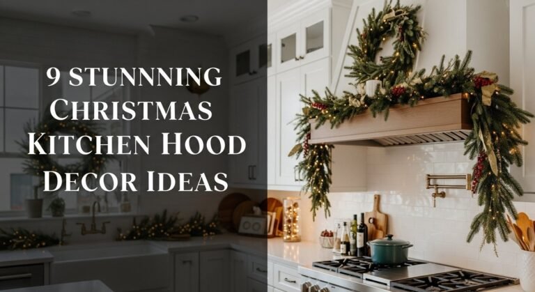 9 Stunning Christmas Kitchen Hood Decor Ideas for [year]