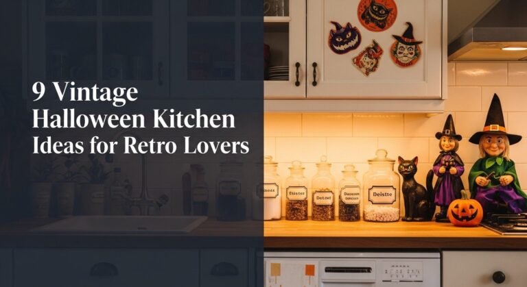 9 Vintage Halloween Kitchen Decor Ideas For Retro Lovers 9 9 Vintage Halloween Kitchen Decor Ideas for Retro Lovers