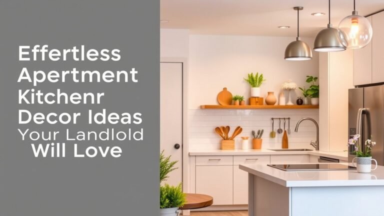 Effortless Apartment Kitchen Decor Ideas Your Landlord Will Love 5 Effortless Apartment Kitchen Decor Ideas Your Landlord Will Love