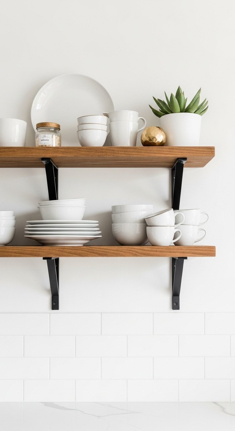 Elegant brushed gold gooseneck kitchen faucet with water flowing into a black undermount sink and quartz countertop.