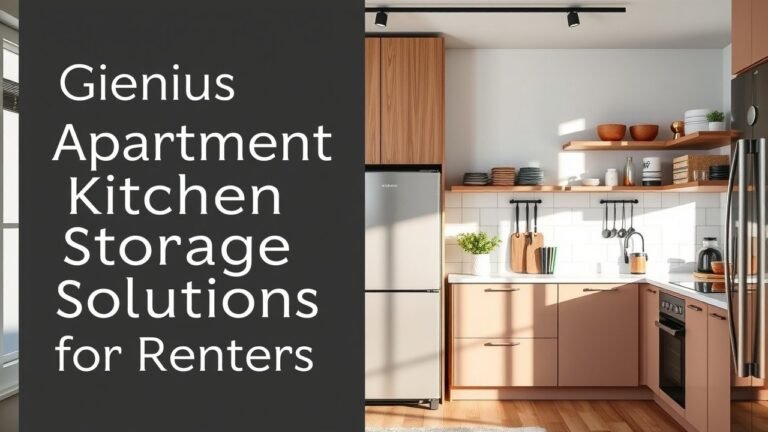 Genius Apartment Kitchen Storage Solutions for Renters [year]