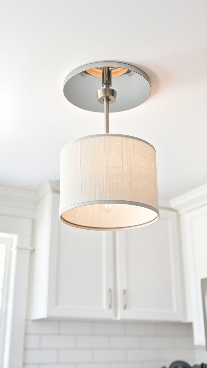 Brilliant Apartment Kitchen Lighting That Needs No Wiring 11 Slim rechargeable LED light bar automatically illuminates neatly stacked pots and pans in a deep, open lower kitchen cabinet.