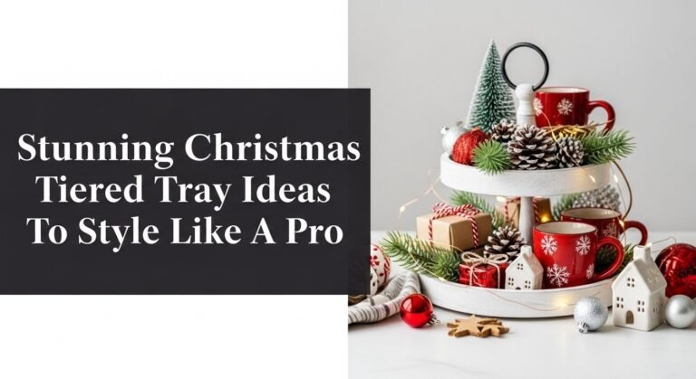 Stunning Christmas Tiered Tray Ideas To Style Like A Pro [year]