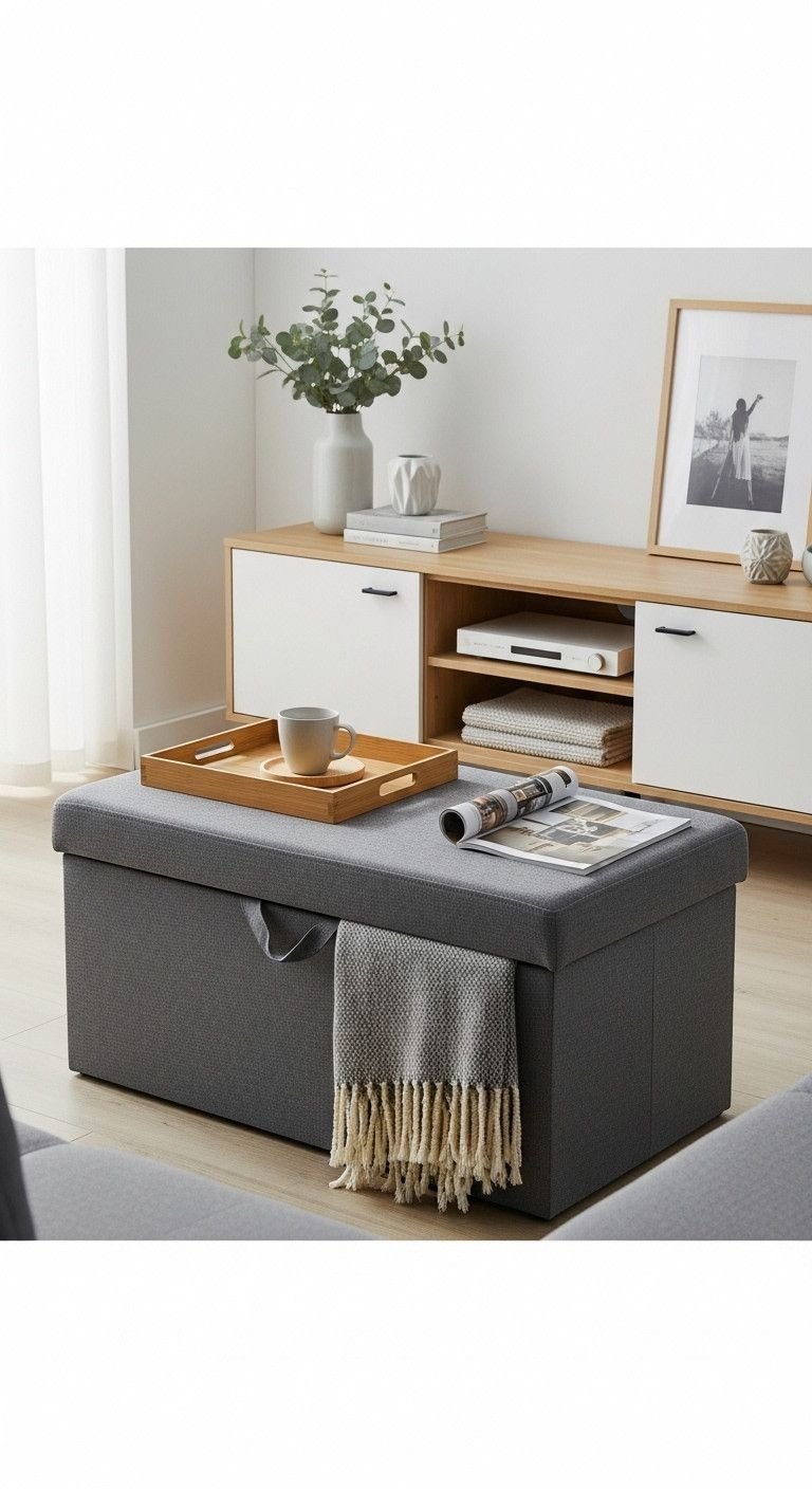 13 Genius Open Concept Apartment Ideas To Create Perfect Flow 13 Tidy open concept living room. Multi-functional storage ottoman coffee table, modern media unit. Organized furniture design.