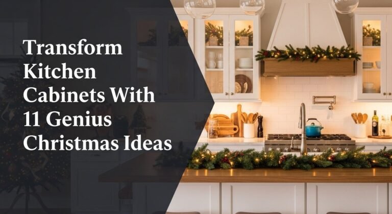 Transform Kitchen Cabinets With 11 Genius Christmas Ideas [year]