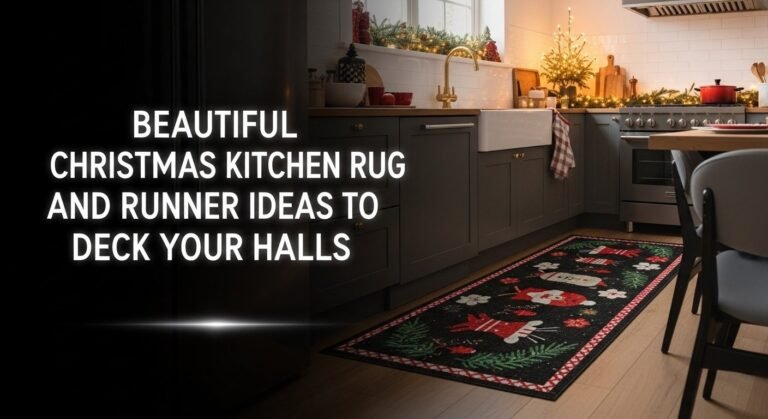 Beautiful Christmas Kitchen Rug And Runner Ideas To Deck Your Halls 8 Beautiful Christmas Kitchen Rug and Runner Ideas to Deck Your Halls