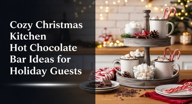 Cozy Christmas Kitchen Hot Chocolate Bar Ideas For Holiday Guests 6 Cozy Christmas Kitchen Hot Chocolate Bar Ideas for Holiday Guests