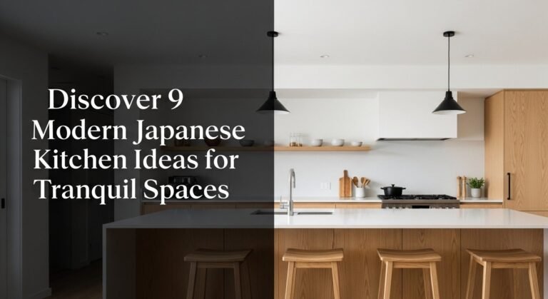 Discover 9 Modern Japanese Kitchen Ideas For Tranquil Spaces 4 Discover 9 Modern Japanese Kitchen Ideas for Tranquil Spaces