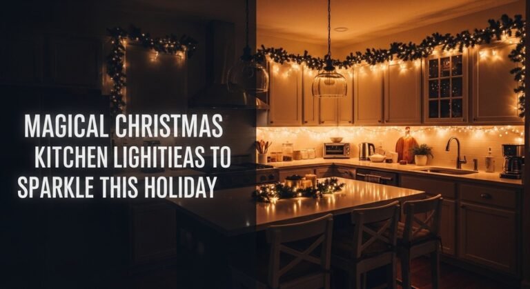 Magical Christmas Kitchen Lighting Ideas to Sparkle This Holiday [year]