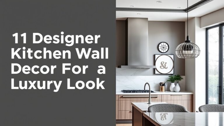 11 Designer Kitchen Wall Decor Ideas For A Luxury Look