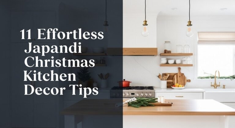11 Effortless Japandi Christmas Kitchen Decor Tips [year]