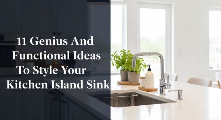 11 Genius And Functional Ideas To Style Your Kitchen Island Sink