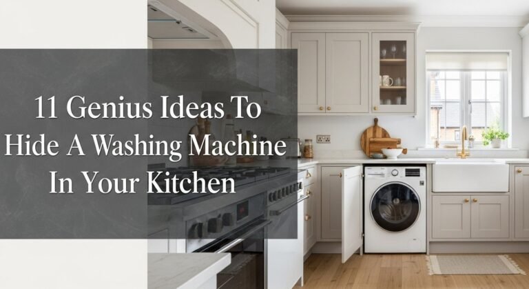 11 Genius Ideas To Hide A Washing Machine In Your Kitchen 6 11 Genius Ideas To Hide A Washing Machine In Your Kitchen
