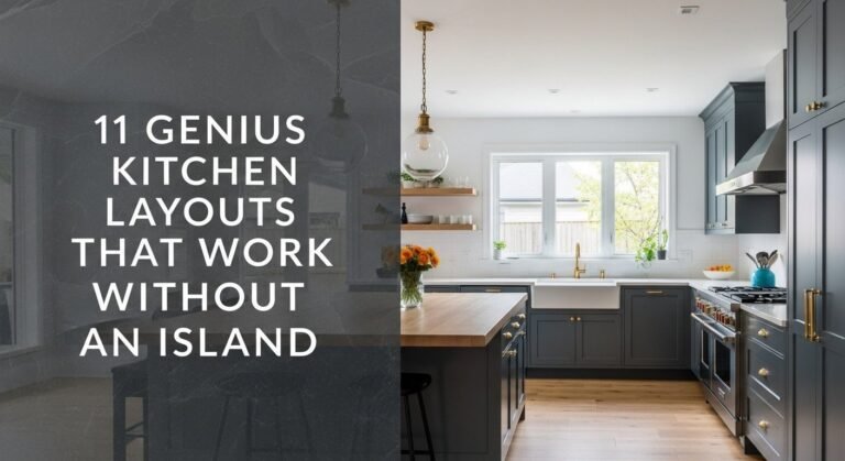 11 Genius Kitchen Layouts That Work Without An Island 9 11 Genius Kitchen Layouts That Work Without An Island