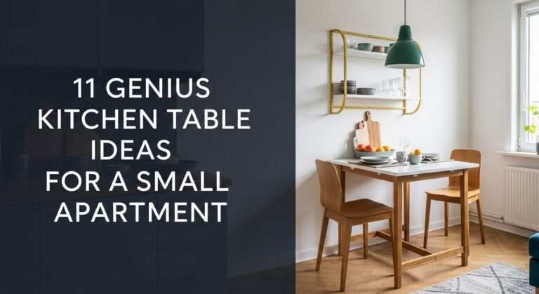 11 Genius Kitchen Table Ideas For A Small Apartment 4 11 Genius Kitchen Table Ideas For A Small Apartment