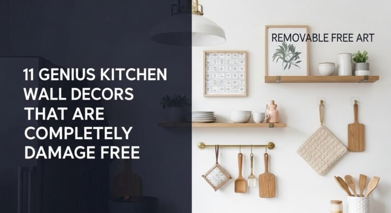 11 Genius Kitchen Wall Decor Ideas That Are Completely Damage Free