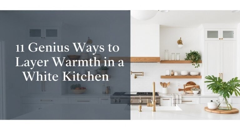 11 Genius Ways to Layer Warmth in a White Kitchen