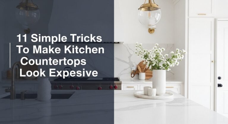 11 Simple Tricks To Make Kitchen Countertops Look Expensive