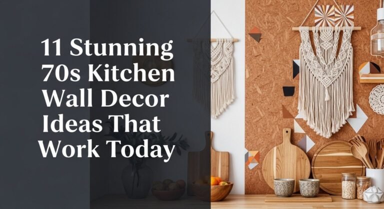 11 Stunning 70s Kitchen Wall Decor Ideas That Work Today