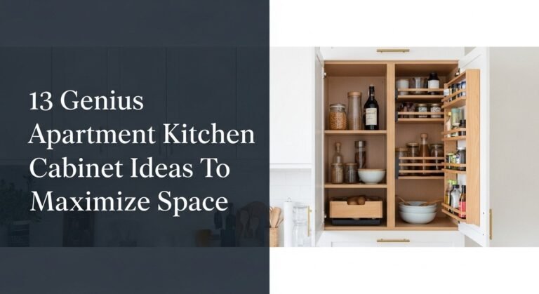 13 Genius Apartment Kitchen Cabinet Ideas To Maximize Space 5 13 Genius Apartment Kitchen Cabinet Ideas To Maximize Space