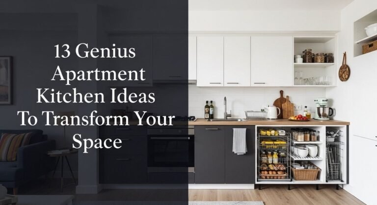13 Genius Apartment Kitchen Ideas To Transform Your Space