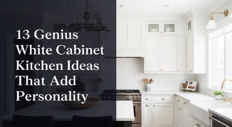 13 Genius White Cabinet Kitchen Ideas That Add Personality