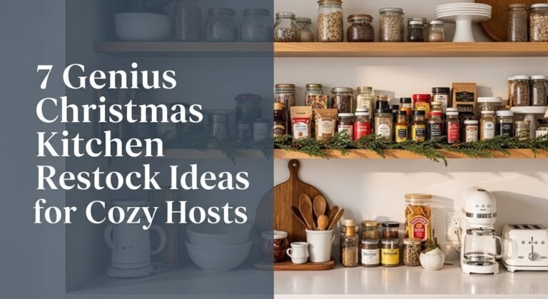 7 Genius Christmas Kitchen Restock Ideas for Cozy Hosts