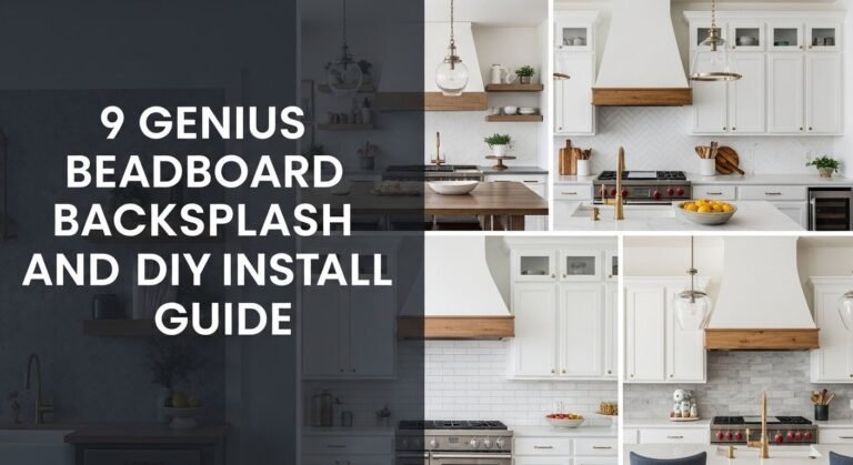 9 Genius Beadboard Backsplash Ideas and DIY Install Guide [year]