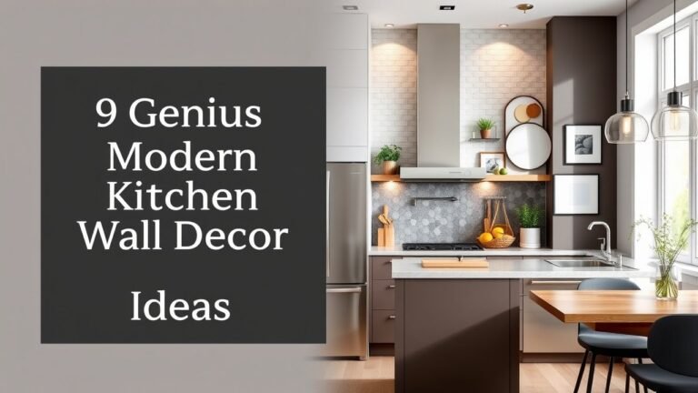 9 Genius Modern Kitchen Wall Decor Ideas For [year]