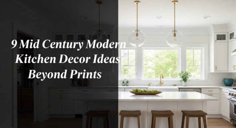 9 Mid Century Modern Kitchen Decor Ideas Beyond Prints